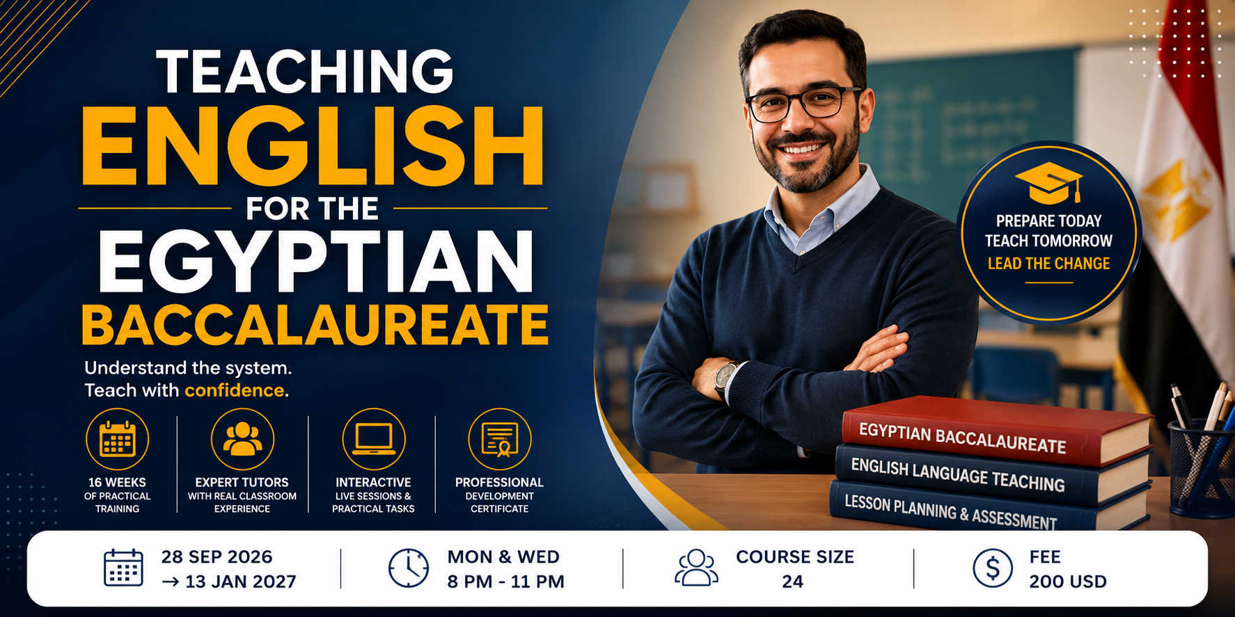 Teaching English for the Egyptian Baccalaureate: A New Course for a New Educational Era