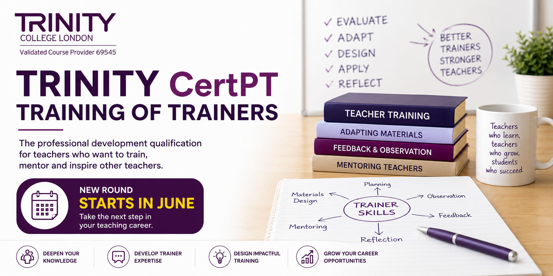 Trinity CertPT Training of Trainers: The New Round Starts in June