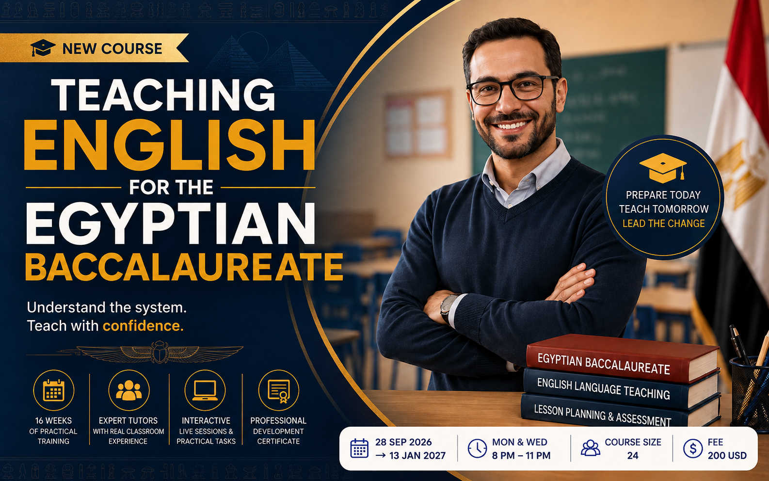 Teaching English for the Egyptian Baccalaureate: A New Course for a New Educational Era