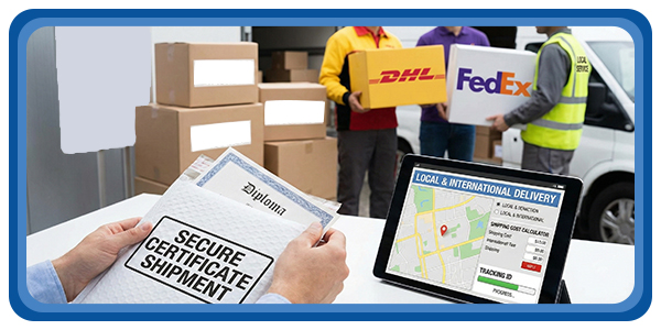 Shipping Your Certificate 